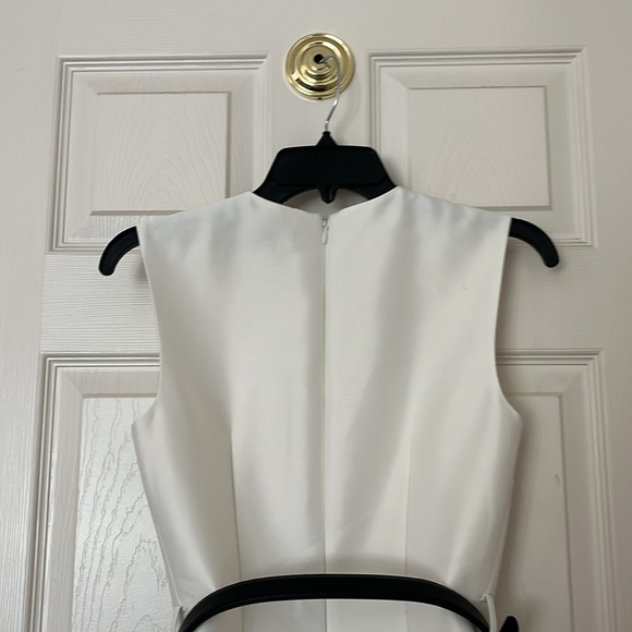 NWOT Self-Portrait cream  Dress taffeta size 2 - Picture 14 of 17